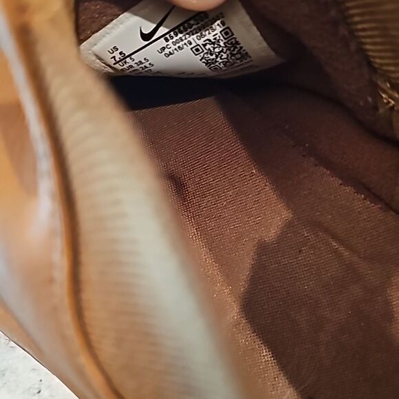 Nike Air Max Thea 7.5 mid ale brown leather sneakers boot - Picture 8 of 10